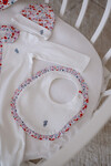 NEWBORN SET (4-PIECE) - LITTLE BLOSSOM/RED