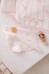 mouth cloth - Ribbon /Pink