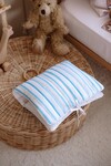 Wet Wipes and Diaper Bag - Baby Blue Striped