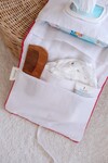 Wet Wipes and Diaper Bag - Pink Striped