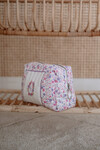 LARGE CARE BAG - TINY FLOWERS/PINK