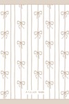 Double Layered Muslin Cover - Ribbon/ Beige