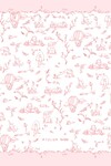 Double Layered Muslin Cover - Toile De Jouy /Pink