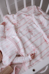 Double Sided Blanket - Ribbon / Pink
