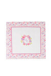 DOUBLE-SIDED BLANKET - TINY FLOWERS/PINK