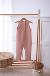 Quilted Jumpsuit - Powder Pink
