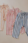 Red Striped Muslin Pants
