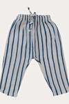 Blue Striped Muslin Pants