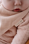 Muslin Baby Bib - Baby Pink