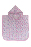 MUSLIN PONCHO - TINY FLOWERS/PINK