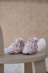 BOOTIES - TINY FLOWERS/PINK