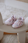 BOOTIES - TINY FLOWERS/PINK