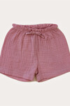 Pink Muslin Shorts