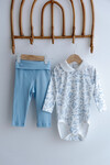 Body & Pants Set (2-Piece) - Toile De Jouy / Blue