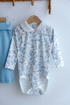 Body & Pants Set (2-Piece) - Toile De Jouy / Blue