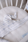 NEWBORN SET (3-PIECE) - RIBBON/BLUE