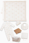 Newborn Set (7 Piece) - Ribbon / Beige