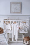 Newborn Set (7 Piece) - Toile De Jouy / Beige