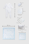 Newborn Set (7 Piece) - Toile De Jouy / Blue