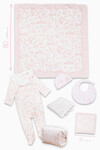 Newborn Set (7 Piece) - Toile De Jouy / Pink