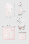 Newborn Set (7 Piece) - Toile De Jouy / Pink