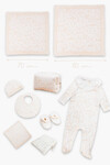 Newborn Set (9 Piece) - Toile De Jouy / Beige