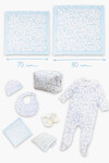 Newborn Set (9 Piece) - Toile De Jouy / Blue