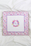 Muslin Baby Blanket and 3 Piece Diaper Set - Tiny Flowers / Pink