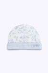 Newborn Beanie - Toile De Jouy /Blue